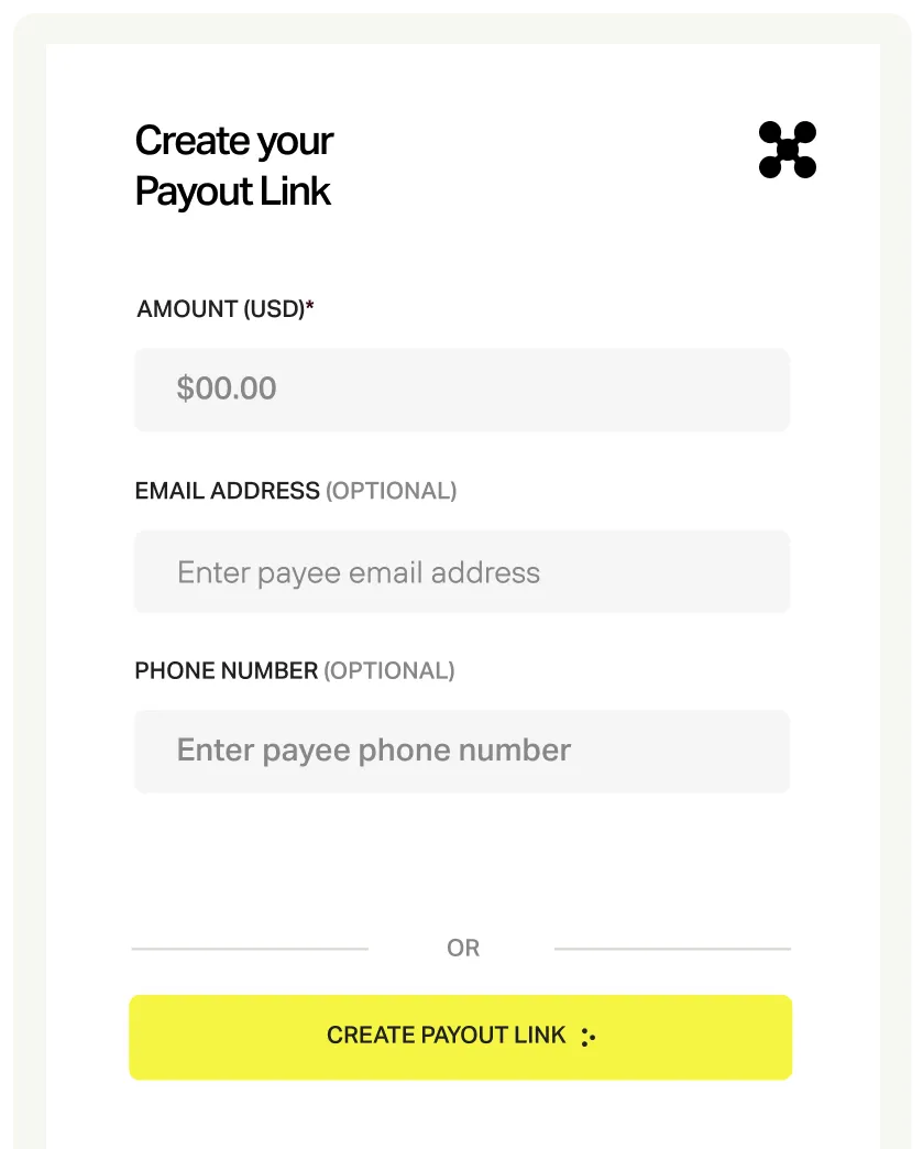 Create a Payout Link
